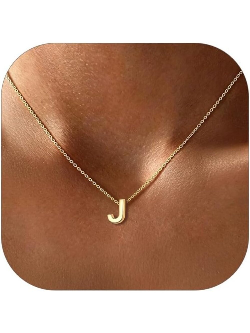 Dainty 925 Sterling Silver Initial Necklace for Women | Personalized Letter